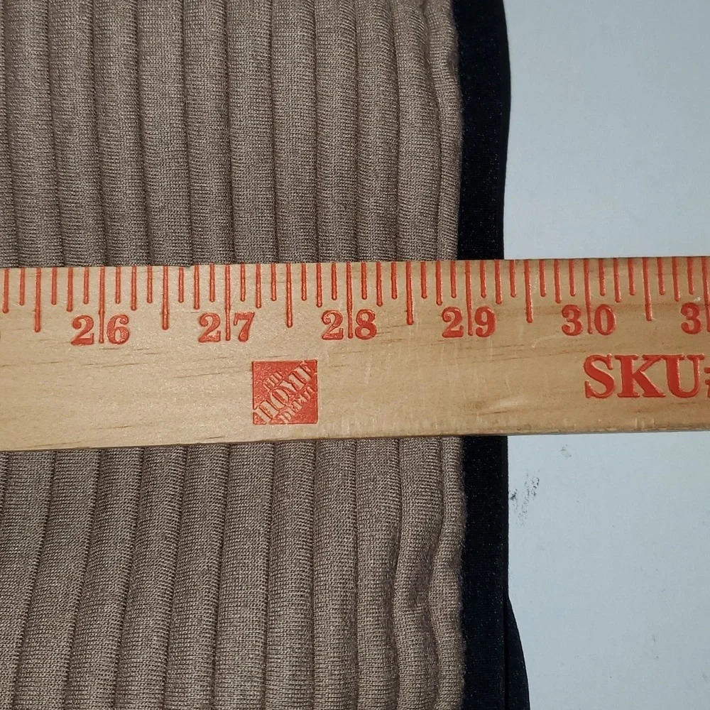 Simply Southern Ribbed Pullover Sweater in Mocha and Black Trim Women's Size XL - Picture 16 of 16